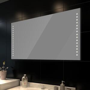 VidaXL Zidno Ogledalo za kupaonicu s LED svjetlom 100 x 60 cm ( D x Š)