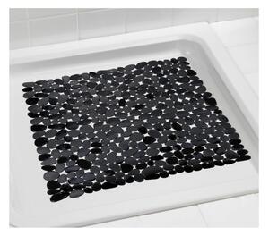 Crni protuklizni otirač za kupaonicu Wenko Paradise, 54 x 54 cm