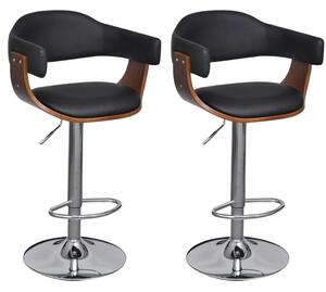 VidaXL Barski stolci od umjetne kože 2 kom