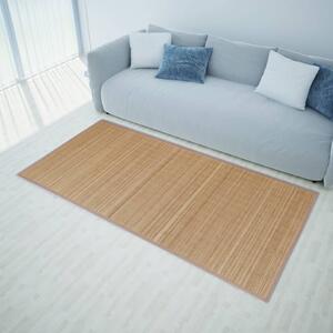VidaXL Pravokutni tepih od smeđeg bambusa 80 x 200 cm