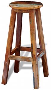 VidaXL Barski stolac od masivnog obnovljenog drva