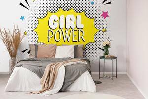 Tapeta s pop art natpisom - GIRL POWER