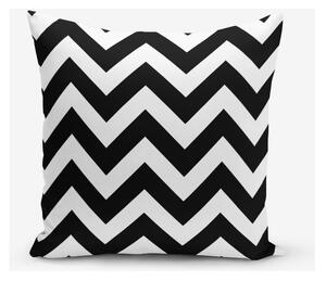 Crno-bijela jastučnica s primjesom pamuka Minimalist Cushion Covers Stripes, 45 x 45 cm