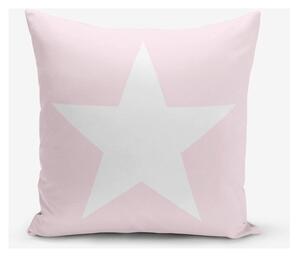 Jastučnica s primjesom pamuka Minimalist Cushion Covers Star Pink, 45 x 45 cm