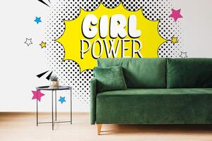 Tapeta s pop art natpisom - GIRL POWER