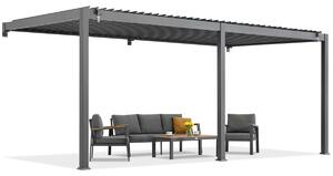 Zidna terasa pergola Lagos 3x6 Garden Point antracit