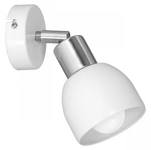 Zidna reflektorska svjetiljka FRESNO 1xE27/60W/230V bijela/krom