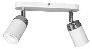 Reflektorska svjetiljka RENO 2xGU10/8W/230V bijela/krom