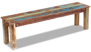 VidaXL Klupa od masivnog obnovljenog drva 160 x 35 x 46 cm