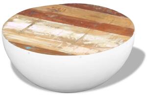 VidaXL Stolić za kavu u obliku zdjele od obnovljenog drva 60x60x30 cm