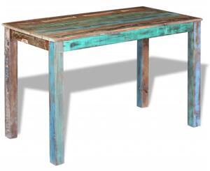 VidaXL Blagovaonski stol od masivnog obnovljenog drva 115 x 60 x 76 cm