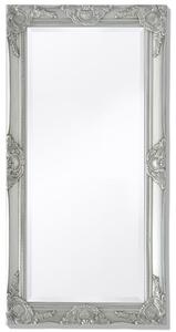 VidaXL Zidno ogledalo u baroknom stilu 100 x 50 cm srebrno