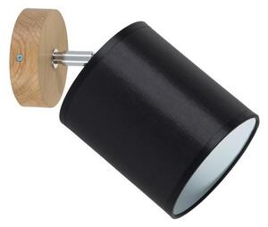 Spot-Light 56746174 - Zidna reflektorska svjetiljka APRILLIA 1xE27/25W/230V hrast crna