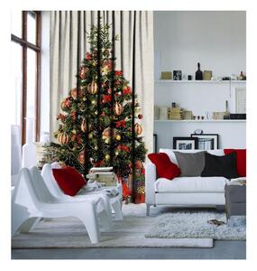 Božićna zavjesa Christmas Tree, 140 x 260 cm
