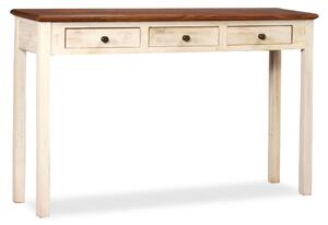 VidaXL Konzolni stol od masivnog drva šišama i manga 120 x 30 x 76 cm