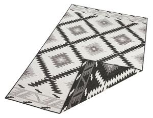 Crno-bež tepih za eksterijer NORTHRUGS Malibu, 80 x 150 cm