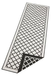 Crno-bež tepih za eksterijer NORTHRUGS Sydney, 80 x 250 cm