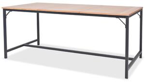 VidaXL Blagovaonski stol od pepela 180 x 90 x 76 cm
