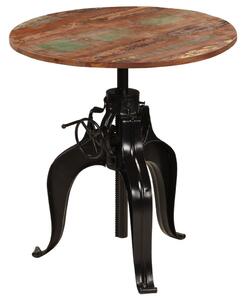 VidaXL Barski stol od masivnog obnovljenog drva 75 x (76 - 110) cm