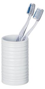 Bijela čašica za četkice za zube Wenko Mila