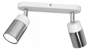 Reflektorska svjetiljka NEST 2xGU10/8W/230V bijela/krom