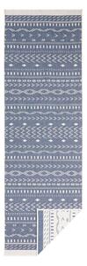 Plavo-krem vanjski tepih NORTHRUGS Cuba, 80 x 250 cm