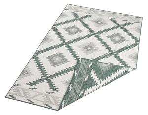 Zeleno-krem vanjski tepih NORTHRUGS Malibu, 170 x 120 cm