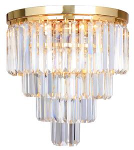 Zuma Line FC17106/4+1 -GLD - Kristalna stropna svjetiljka AMEDEO 5xE14/40W/230V