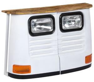 VidaXL Komoda u obliku kamiona od masivnog drva manga bijela