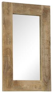 VidaXL Ogledalo od masivnog drva manga 50 x 80 cm