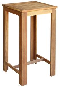 VidaXL Barski stol od masivnog drva akacije 60 x 60 x 105 cm