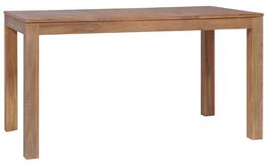VidaXL Blagovaonski stol od masivne tikovine 140 x 70 x 76 cm