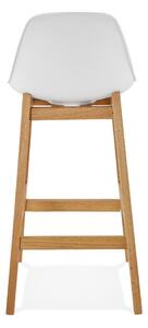 Bijela barska stolica Kokoon Elody, visina 86,5 cm
