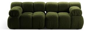 Zelena sofa od bouclé tkanine 188 cm Bellis – Micadoni Home