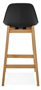 Crna barska stolica Kokoon Elody, visina 86,5 cm