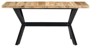 VidaXL Blagovaonski stol od masivnog grubog drva manga 140x70x75 cm