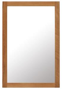 VidaXL Ogledalo od masivne hrastovine 60 x 90 cm