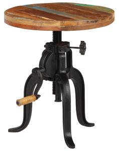 VidaXL Bočni stolić od obnovljenog drva i željeza 45 x (45 - 62) cm