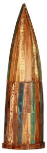 VidaXL Stalak za vino od masivnog obnovljenog drva 50 x 40 x 180 cm