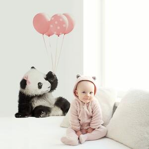 Zidna naljepnica Dekornik Pink Panda, 55 x 92 cm