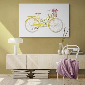 Slika ilustracija retro bicikla