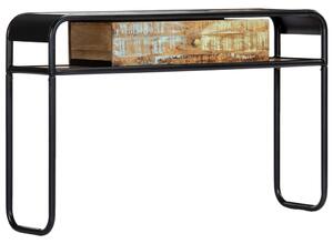 VidaXL Konzolni stol od masivnog obnovljenog drva 118 x 30 x 75 cm