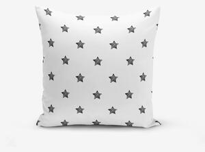 Crno-bijela jastučnica s primjesom pamuka Minimalist Cushion Covers White Background Star, 45 x 45 cm