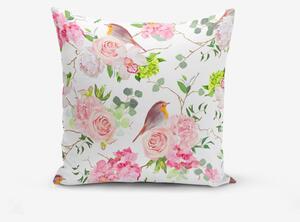 Jastučnica s primjesom pamuka Minimalist Cushion Covers Colorful Bird Duro, 45 x 45 cm