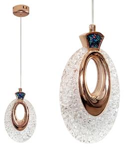 Viseća Kristalna Lampa LHJ109-1CP LIGHT ROSE GOLD