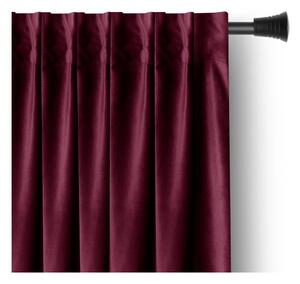 Bordo zavjesa za djelomično zamračenje od samta 140x245 cm Pleat – Restilo