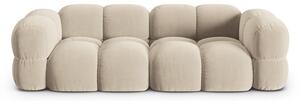 Bež baršunasti sofa 250 cm Loretto – Cosmopolitan Design