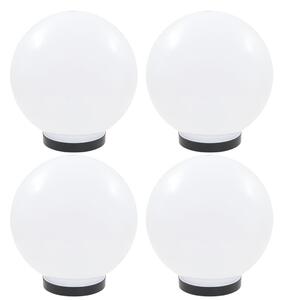 VidaXL LED kuglaste svjetiljke 4 kom 25 cm PMMA