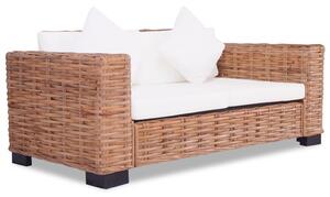 VidaXL 2-dijelni set sofa od prirodnog ratana s jastucima