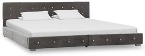 VidaXL Okvir za krevet sivi baršunasti 180 x 200 cm
